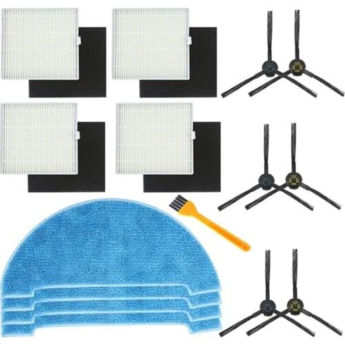 TOP!-Replacement Kits For ILIFE V8S Robotic Vacuum Cleaner/ILIFE V80 Max Robot Vacuum, Side Brushes,Filters, Mop Cloth