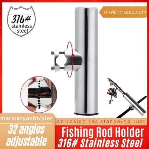 In Stock Boat Yacht Stainless Steel Fishing Rod Holder Factory