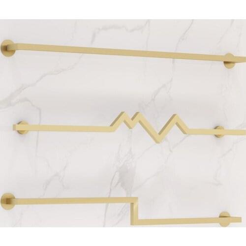 Clothing store display rack mens and womens clothing store clothes rail wall hanging