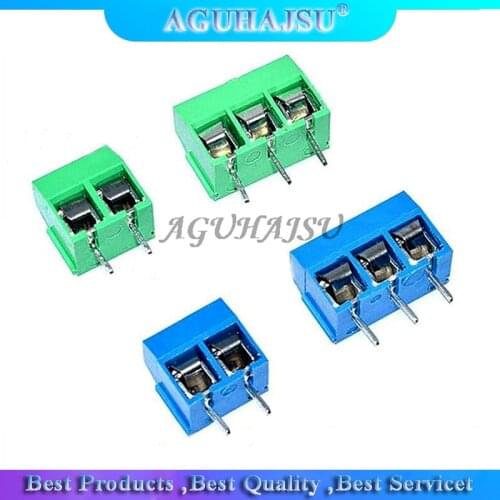 20PCS KF301 KF128 KF350 2P 3P 5mm 2PIN 3PIN Terminal Screw Terminal Connector Splice connector