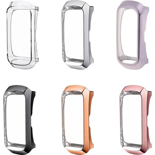 360 Degree TPU Protector Protective Case Cover for Samsung Galaxy Fit SM-R370 Smart Bracelet Watch Plating Shell Accessories
