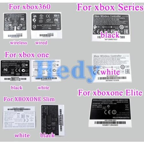 5PCS FOR Microsoft XBOXONE Elite Skin Sticker Stickers Skins For XBOX ONE Elite Handle Label Back Sticker Controller