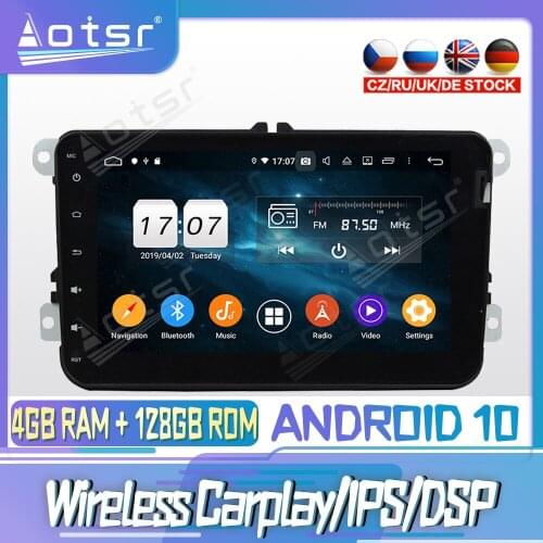 Android 10 PX6 128G For Skoda Magotan Polo 2006-2012DVD GPS Navigation Auto Radio Stereo Video Multimedia Player HeadUnit 2din