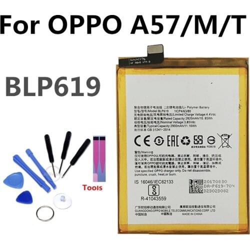 BLP619 For OPPO A57 A57M A57T 2900mAh lithium battery High capacit Mobile Accessories replacement