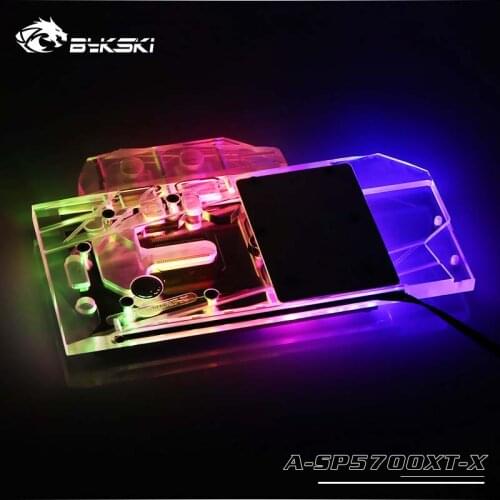 Bykski PC water cooling GPU cooler video card Graphics card Radiator for RX5700 MSI/Sapphire/Dataland A-SP5700XT-X