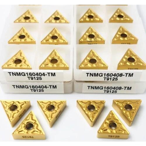 CNC TNMG160404 TNMG 160408 TM T9125 carbide cylindrical turning insert parts milling cutter TNMG 160404 insert lathe tool