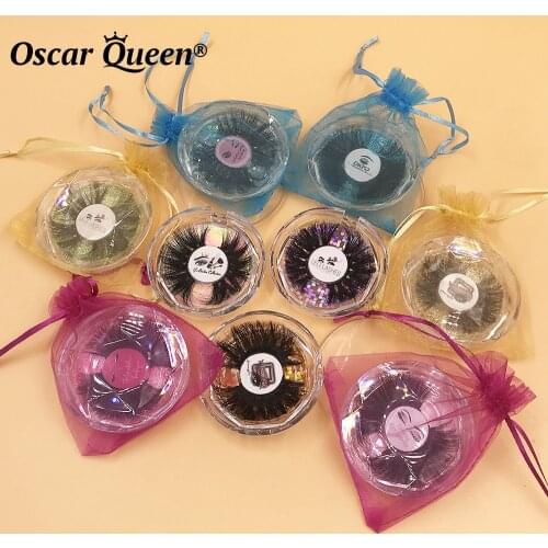 DHL Wholesale Mink Lashes Dramatic 25mm 5D Eyelashes Extension Packaging Case Free Custom Logo False Eyelash Bulk Makeup Beauty