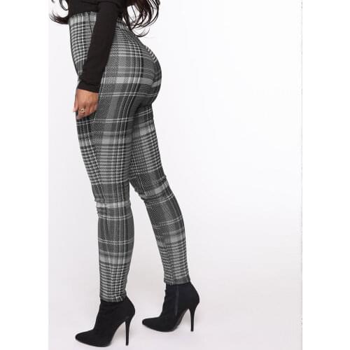 Eillysevens Women's Plaid Trousers