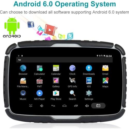 Fodsports 5 Inch Android 6.0 GPS Navigator IPX7 Waterproof 16G Flash RAM 1G Free Map Wifi Navigation for Car Moto gps навигатор