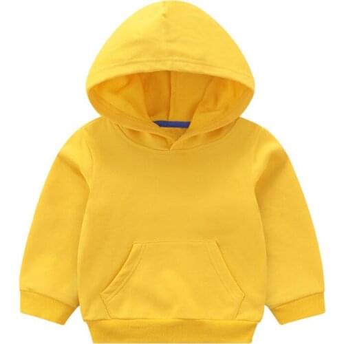 Sweatshirts Baby Boys Girls Cotton Kids Hoodies Children Clothes Long Sleeve Sweatshirts Toddler Sportswear Hoodie 2-8 Years
