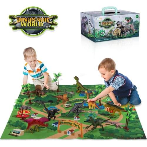 Dinosaur Toy Jurassic Park Animals Jungle Set Minifigure Dinosaur Excavation Childrens Educational Toys for Boys Kids Gift