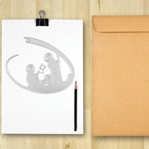 Jesus Newborn Baby Metal Cutting Dies Stencil Scrapbooking DIY Album Stamp Paper G6DB