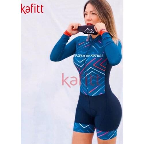 Kafeet Ladies Cycling Jersey Suit Jumpsuit Summer Short-sleeved Breathable Professional Sportswear Physical Fitness Racing Suit