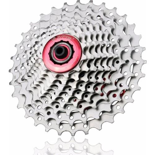 ZTTO 9 Speed 11-32T MTB Cassette Freewheel 18/27 Speed 11T 13T 15T 17T 19T 21T 24T 28T 32T Bicycle flywheel with 9 speed chain