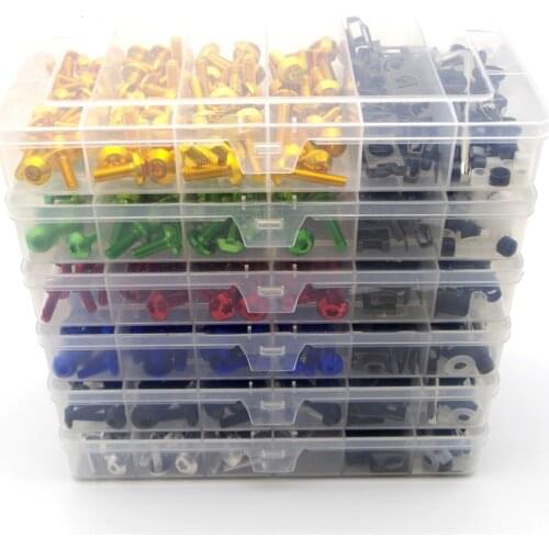 Motorcycle Windshield Fairing Screws Fastener Clips Bolts Kit For suzuki zx10r 2005 ex650 kle 500 zx9r ninja 400 vulcan 1500