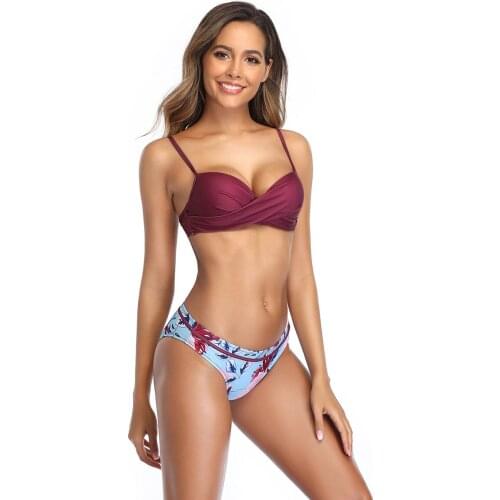 2021 New Womens Hard Bag Swimwear Low Waist Sexy Bikini European And American Fashion Beachwear Summer Swimming Surfing Sport