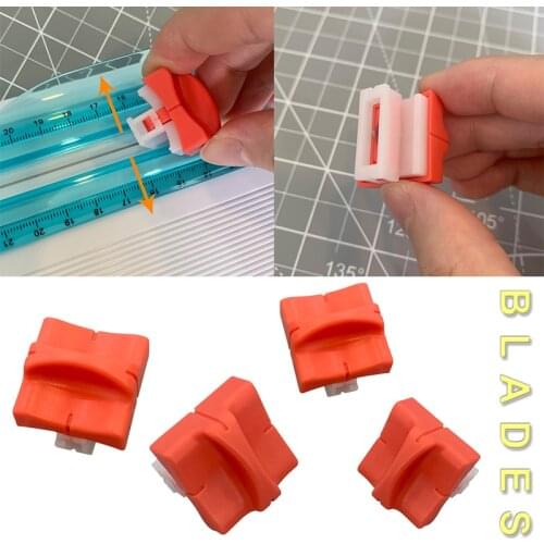 Orange Paper Cutter Replacement Blades For Paper Cutter Guillotine Card Trimmer Ruler DIY Accessories 2021