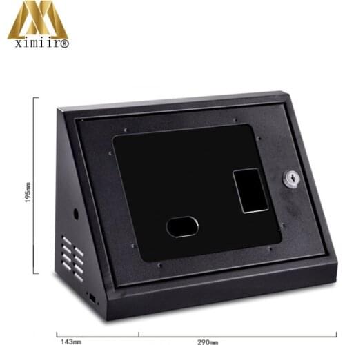 Face Time Attendance Protect Box Metal Box With Key UF100plus Time Attendance Machine Protect Box