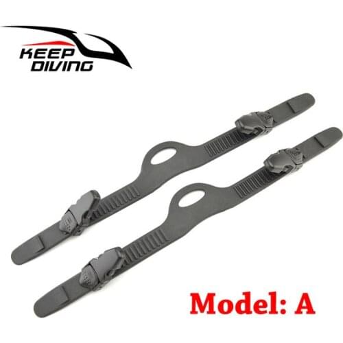 1 Pair KEEP DIVING Adjustable Scuba Diving Fins Accessories Swimming Fins Straps Big Buckles Small Buckles one pair for sale