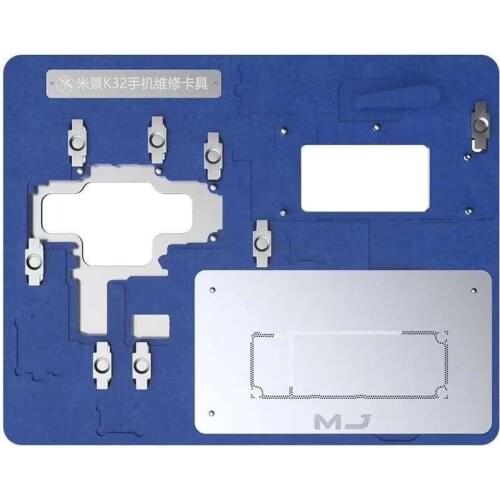 MJ K32 Adjustable Clamp PCB Motherboard Soldering Holder Fixture for iPhone 11 Pro Max Removal glue BGA Soldering Repair Tools