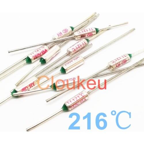 RY Tf 216C 250V10A/15A Metal temperature fuse 216 Centigrade
