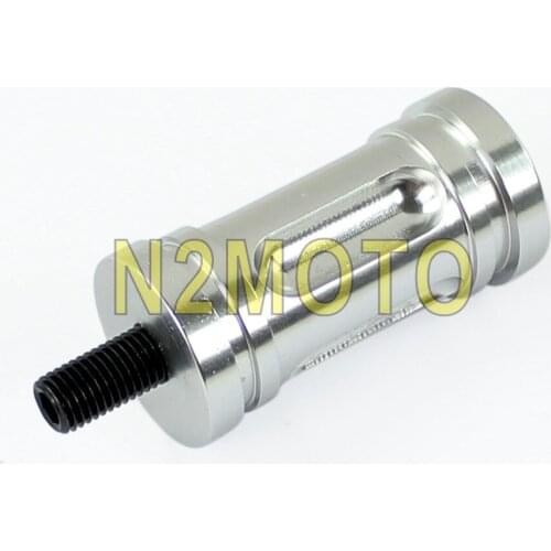 Sliver Aluminum Motorcycle Footpeg Shifter Peg Edge Cut Shift Peg For Harley Touring Softail Sportster Dyna