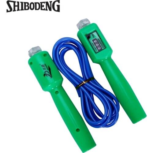 Jump Ropes With Counter Sports Fitness Crossfit Adjustable Fast Speed Counting Jump Skip Rope Skipping Wire Calories 5012