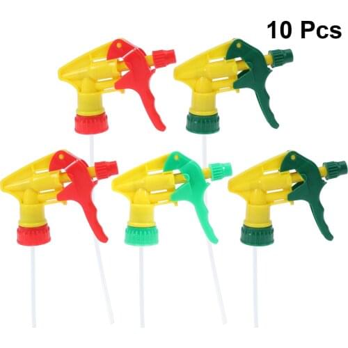 10Pcs Spray Nozzle Universal Thicken Long Straw Spray Top Spray Head Sprayer Trigger Replacement for Flower Balcony Garden A35