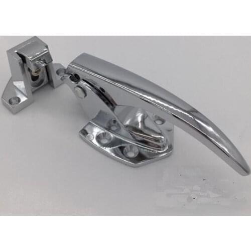 Oven Parts adjustable door lock handle hinge 4 holes type with hook for 25-37mm height