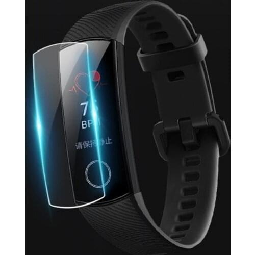 3Pcs TPU 3D Screen Protector Explosion-Proof HD Soft Full Protective Film for Huawei Honor Band 5 Smart Watch Film