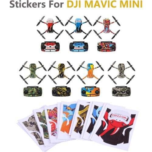 Protective Film PVC Stickers Waterproof Scratch-proof Decals Full Cover Skin Accessories For DJI Mavic Mini 1 Drone Accessories