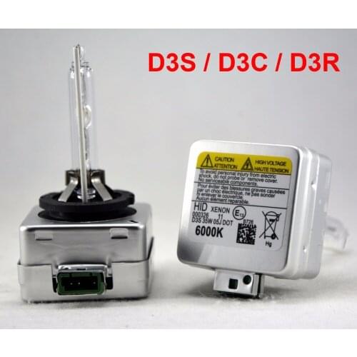 1 Pair 35W D3 D3S D3R D3C Metal Base HID Xenon OEM Replacement AC Spare Bulbs Light No Connector Cables 4.3K 6K 8K 10000K 12000K