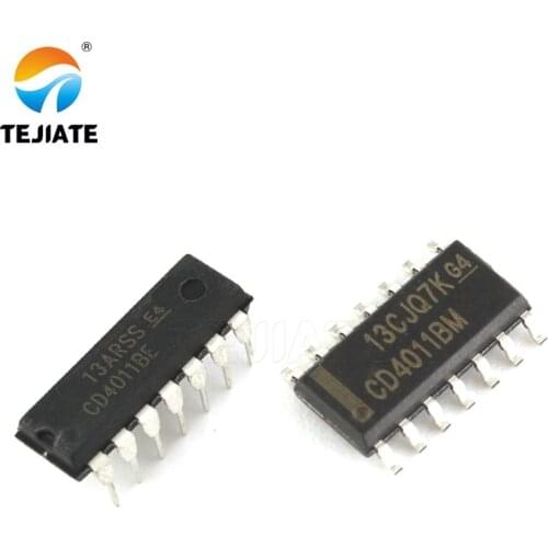 10PCS CD4011BE DIP14 SOP-14 DIP-14 new and original IC CD4011BM