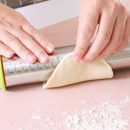 2 Pcs Silicone Baking Mat with Digital Scale Non-Stick Baking Mat for Fondant Cookies Pizza Dough 60X40 CM