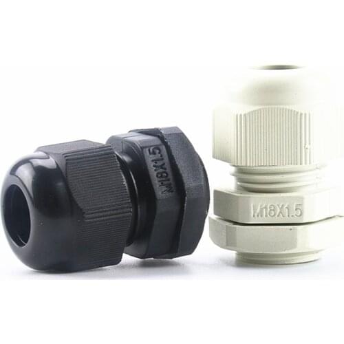 20pcs/bag IP68 Waterproof M18x1.5 Cable Glands
