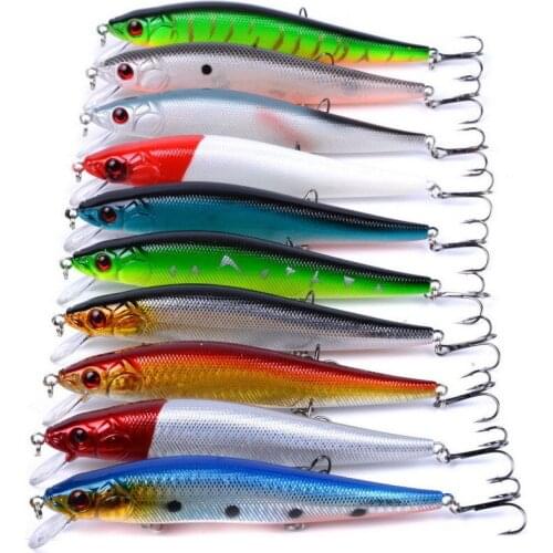 23g 14cm Isca Artificial Hard Bait Pesca Minnow Fishing Lures Wobbler Crankbait Hook 3D Eyes Fishing Crankbait Leurr