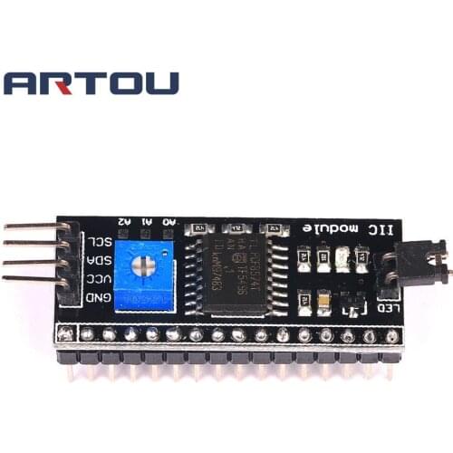 5pc IIC I2C TWI SPI Serial Interface Board Port For Arduino 1602 2004 LCD1602 Adapter Plate LCD Adapter Converter Module PCF8574