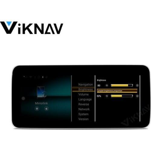 Car GPS Navigation Auto Radio Multimedia Player stereo tape recorder For Mecerdes Benz C GLC CLS 2014-2017 Android system