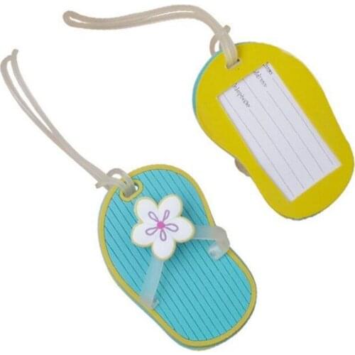 Free Shipping Hot Selling Newest Quality Guarantee Wedding Favors of Flip-Flop Luggage Tag In Beach-Themed Gift Box 100Pcs/Lot