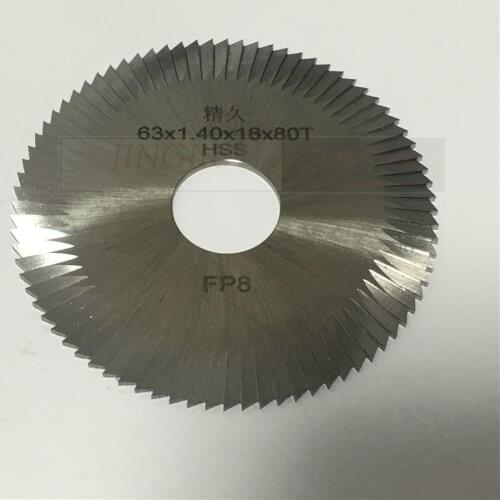 Sild Milling Cutter FP8(63x1.4x16)for JMA ECCO BIT & JMA ECCO DETROIT & JMA ECCO RG Key Duplicating Machines