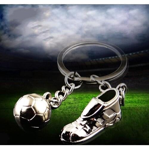 Mini Cute Soccer Keychain Football Ball Key Chain Soccer Shoes Key Ring Gifts for Fans Men Women Boys Girls Sports Birthday Gift