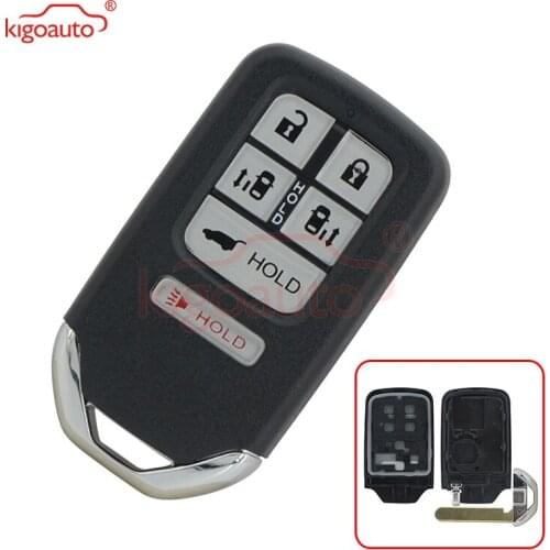 Kigoauto KR5V1X 72147-TK8-A61 72147TK8A61 smart key case 6 button for Honda Odyssey Driver 2014 2015 2016 2017
