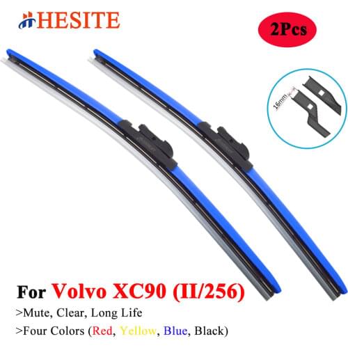 HESITE Colorful Windshield Wiper Blades For Volvo XC90 II Accessories 2004 2005 2007 2008 2010 2015 2016 2019 2020 Front Wipers