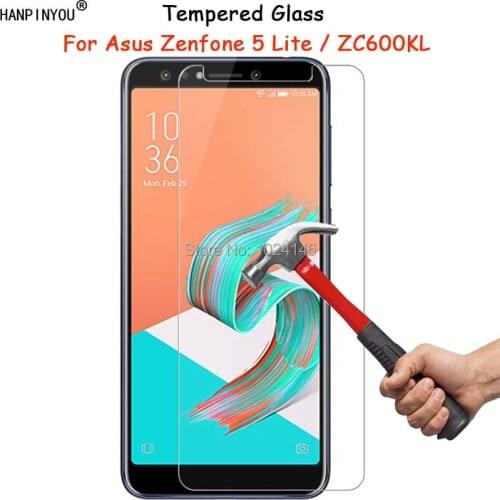 For Asus Zenfone 5 Lite ZC600KL 6.0" Clear Tempered Glass Screen Protector Ultra Thin Explosion-proof Protective Film Guard