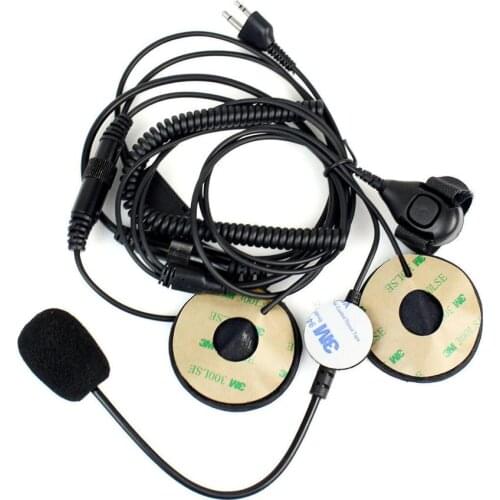Oppxun Motorcycle Helmet Headset MIC Finger PTT Earpiece for Midland Radio LXT/Motorcycle Helmet Headset MIC Finger PTT Earpiece