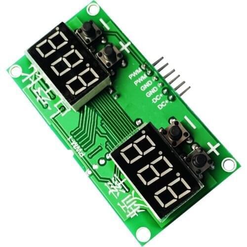 Signal generator, stepper motor drive, PWM pulse frequency, adjustable duty cycle module, dimming speed regulation