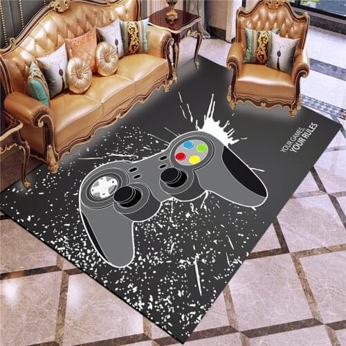 Gamepad Gamer Controller Game Anti Slip Welcome Entrance Doormats Floor Mats Rug for Kids Adults Baby Living Room Bedroom Carpet