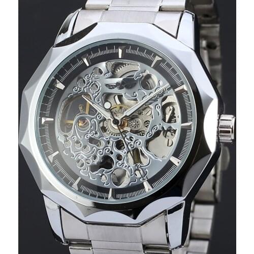 Langley Mens Silver Watch