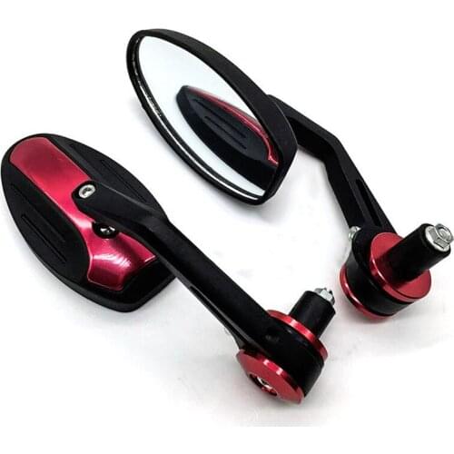 Universal Modification Motorcycle Aluminum Handle Bar End Rearview Side Mirror Side Mirrors Accessories