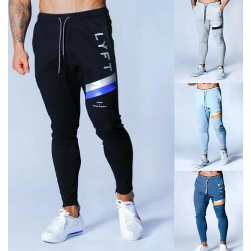 Mens Track Pants Sweatpants Casual Workout Joggers Training Sport Fitness Hip Hop Trousers